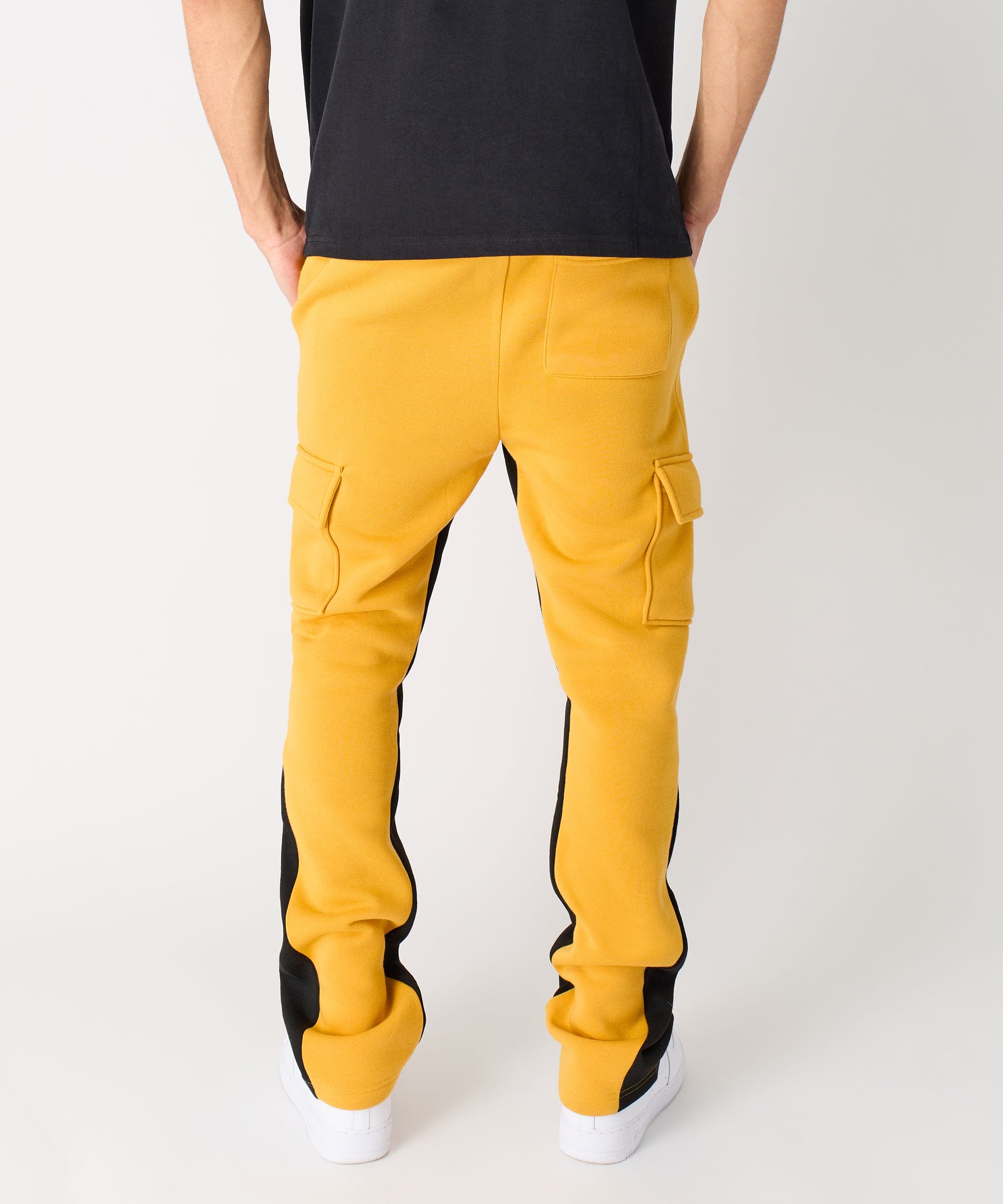 Flare Stacked Fleece Sweatpants - Timber