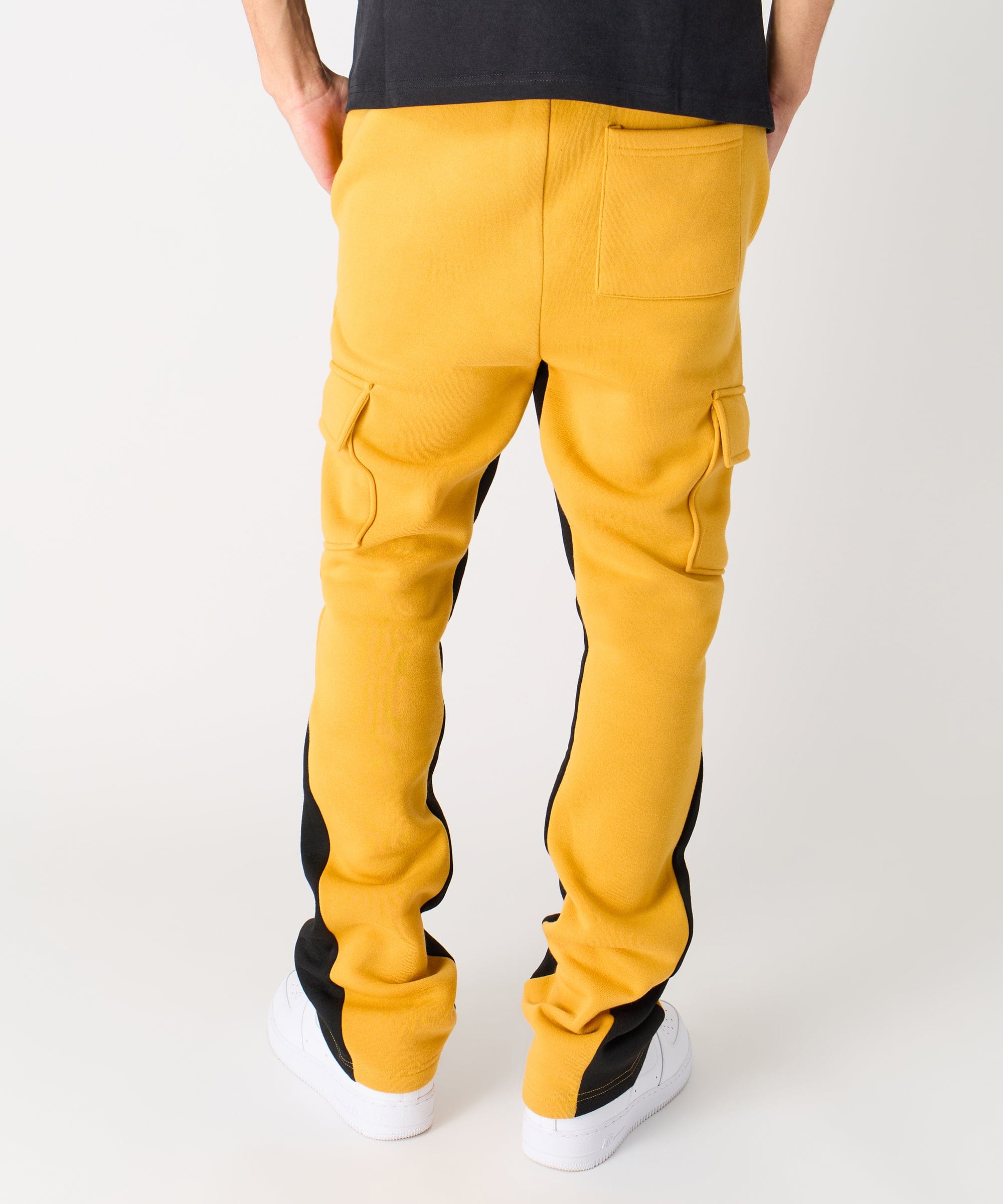 Flare Stacked Fleece Sweatpants - Timber