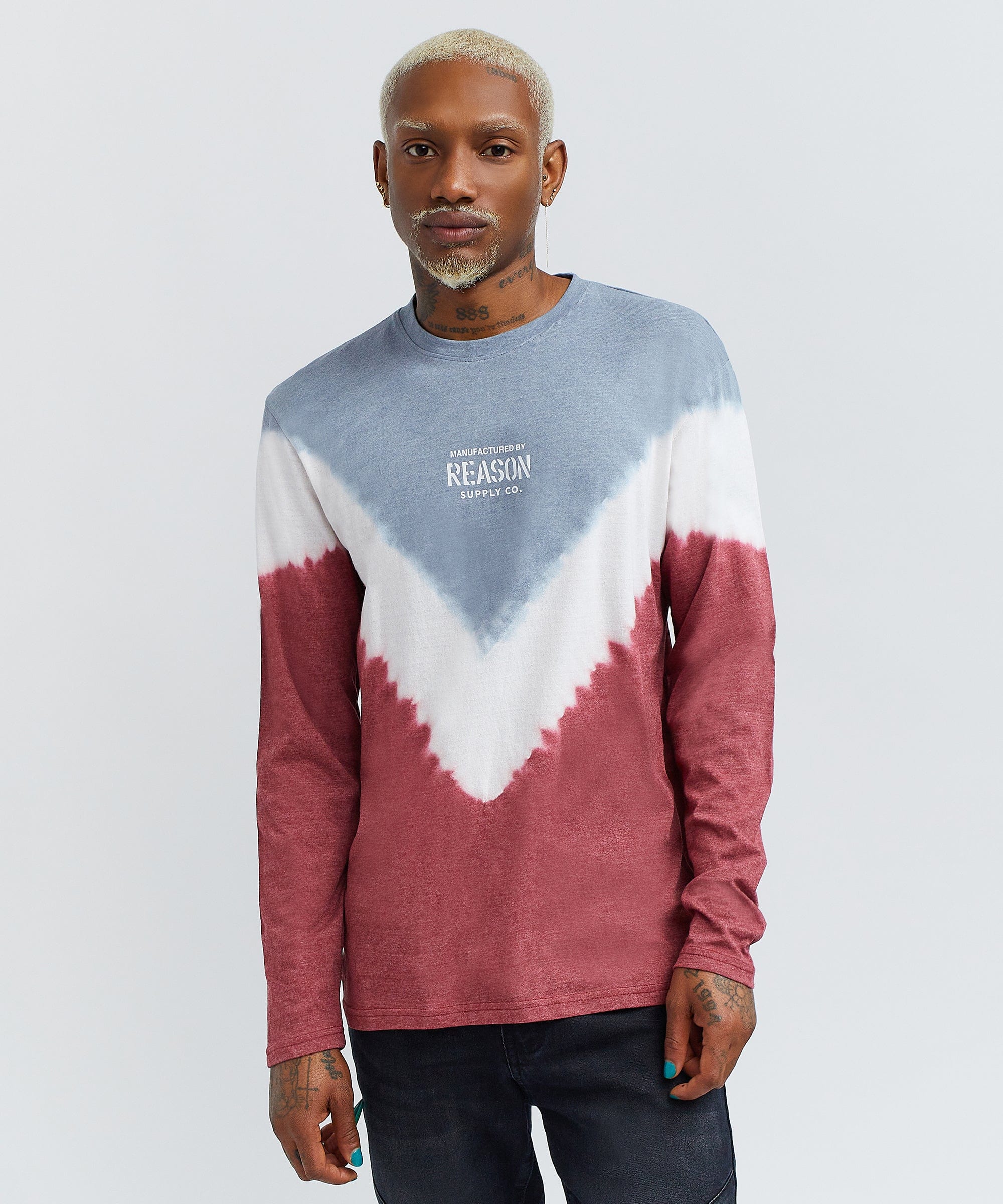 Long Sleeve Tie Die Tee