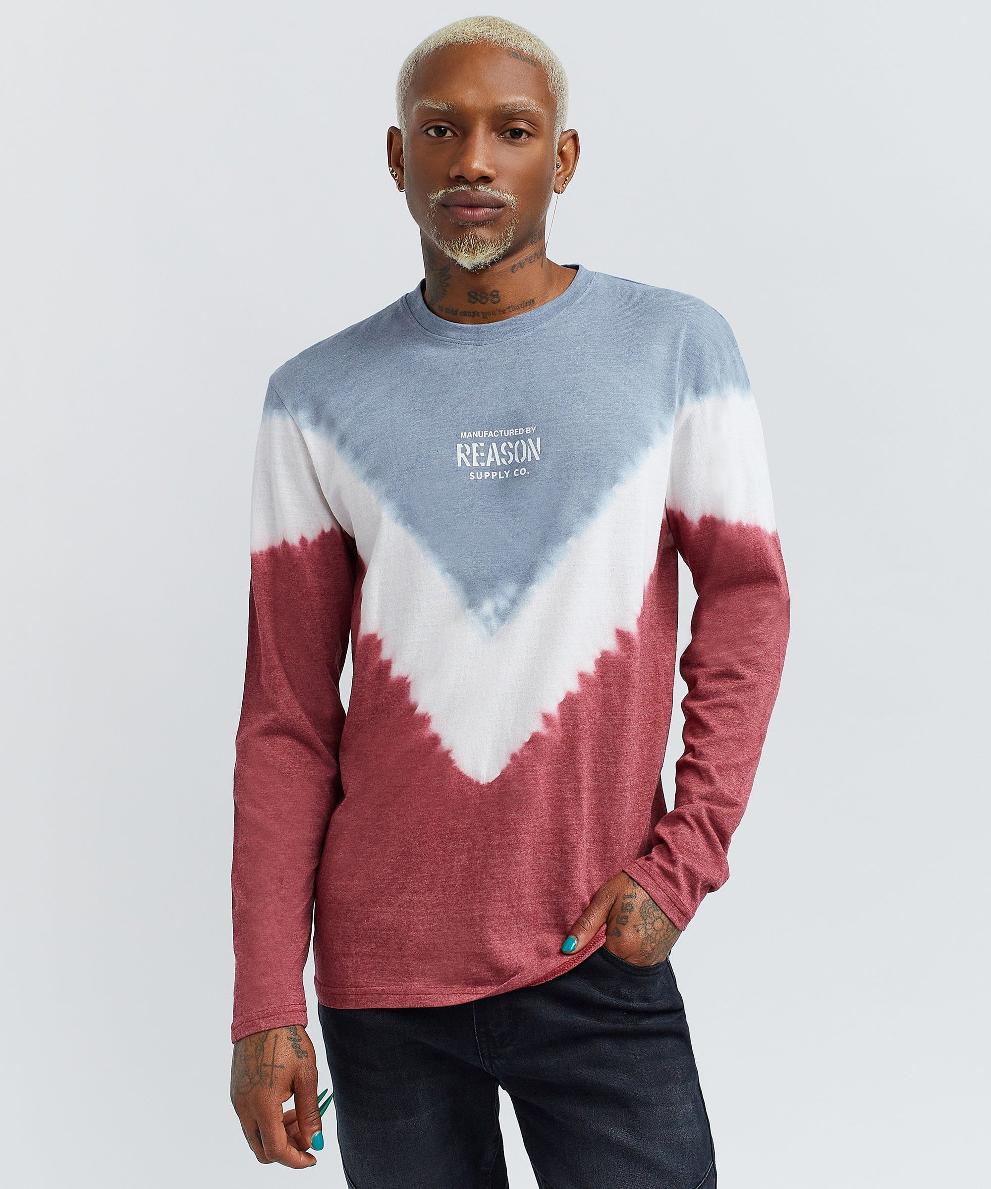 Long Sleeve Tie Die Tee
