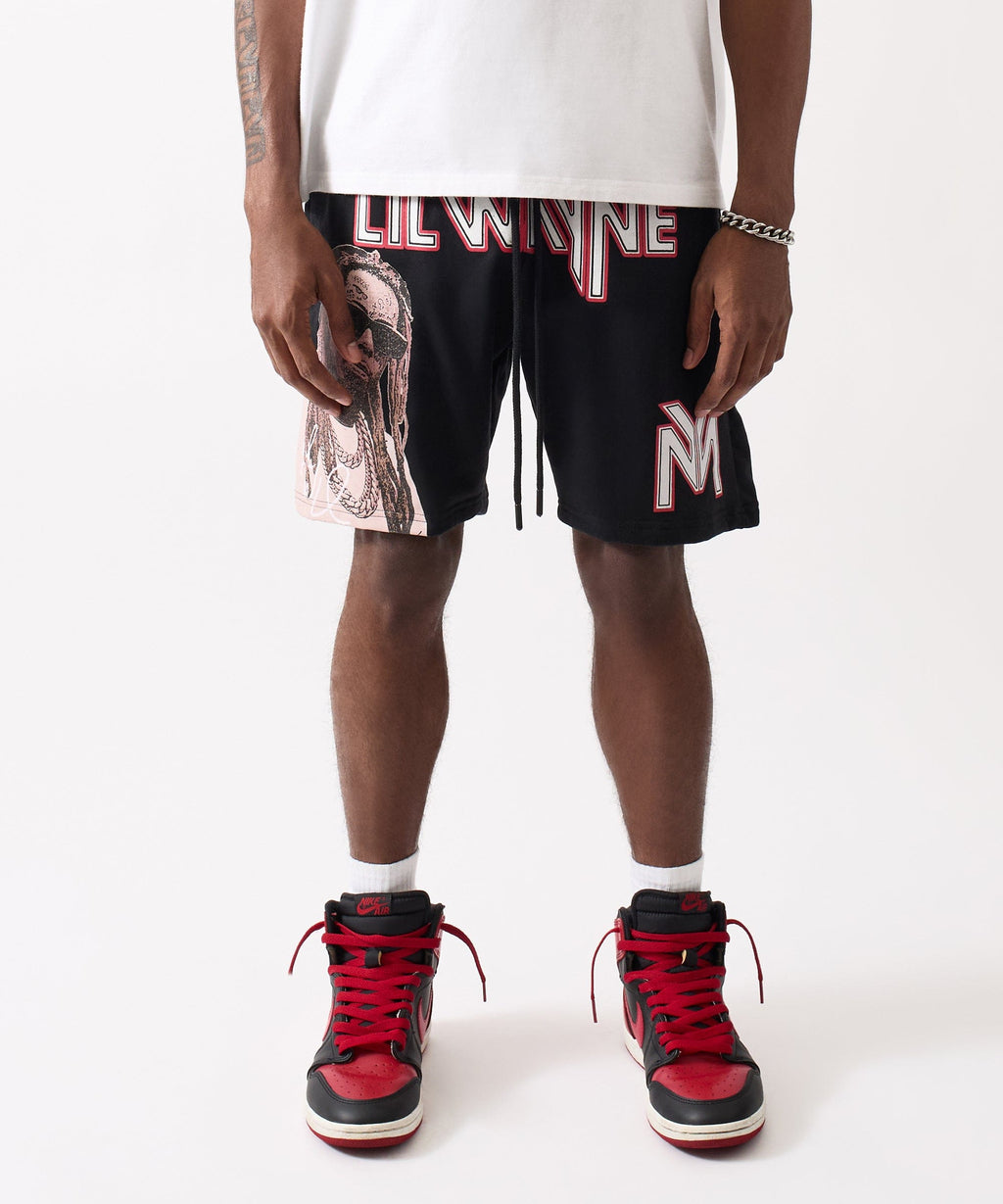 Lil Wayne Fleece Short - Black