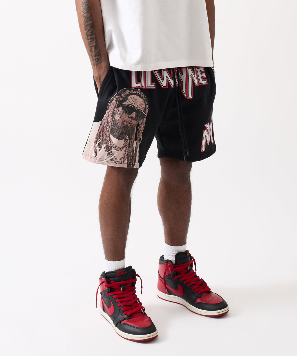 Lil Wayne Fleece Short - Black