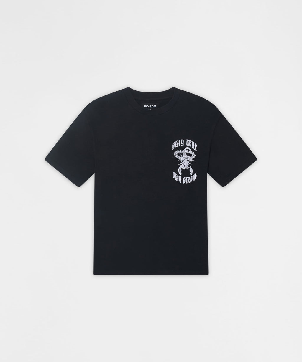From Nothing Graphic Short Sleeve Tee - Black