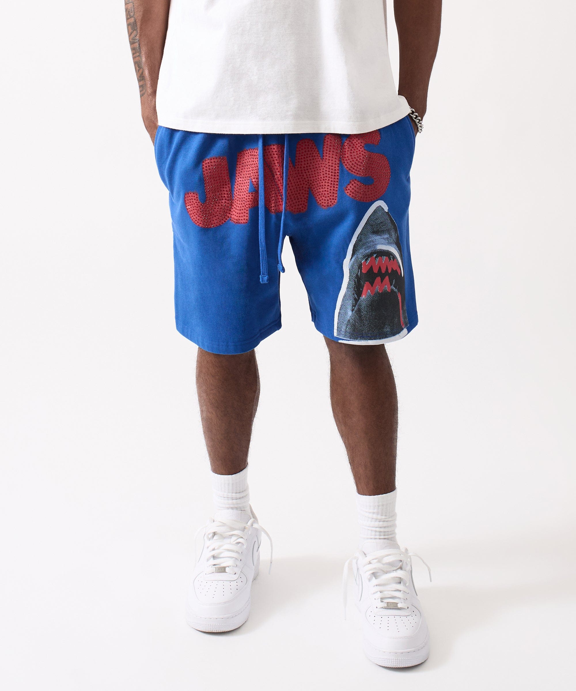 Jaws Fleece Short - Blue