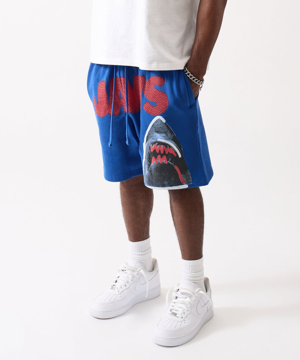 Jaws Fleece Short - Blue